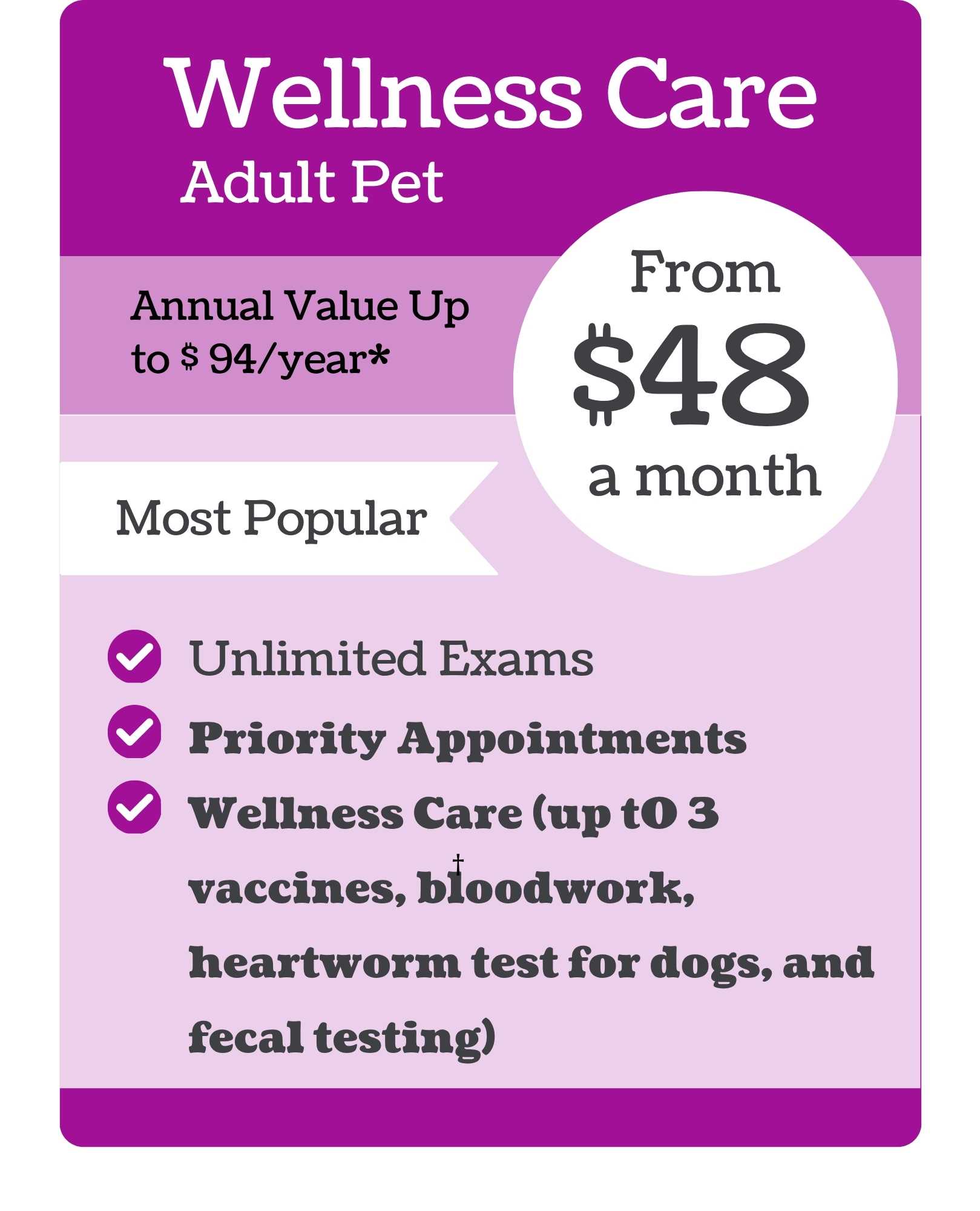 VIPet Plan_pricing_Wellness_Adams